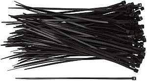 Хомуты нейлоновые для проводов, черные 100 шт., 3,6х200 мм FIT